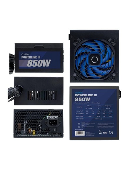 FUENTE DE ALIMENTACION COOLBOX POWERLINE III 850W