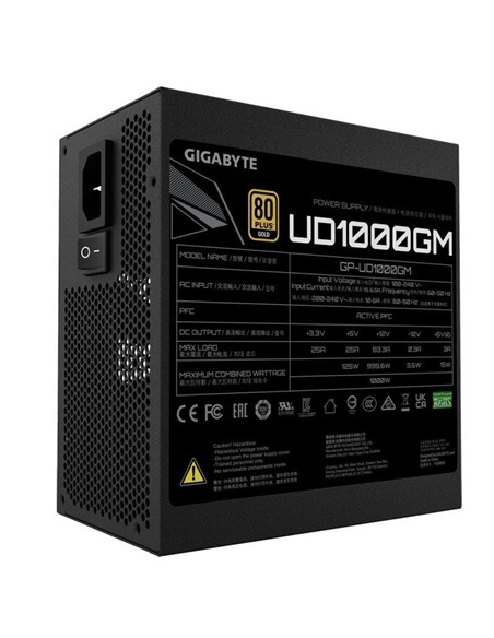 FUENTE DE ALIMENTACION GIGABYTE 1000W  80+ MODULAR