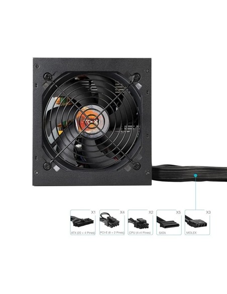 FUENTE DE ALIMENTACION TOOQ HELIOS 850W ATX APFC 8