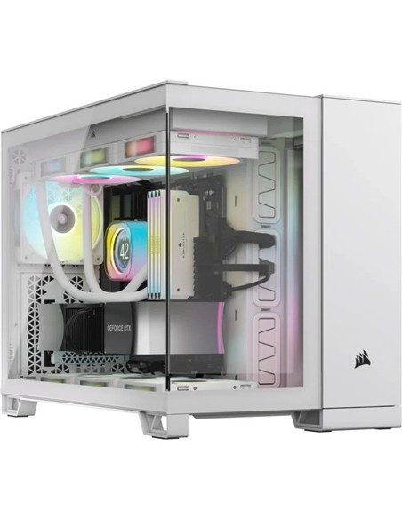 CAJA ORDENADOR GAMING CORSAIR 2500X CRISTAL TEMPLA