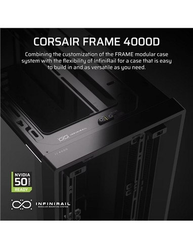 CAJA ORDENADOR GAMING CORSAIR FRAME 4000D CRISTAL