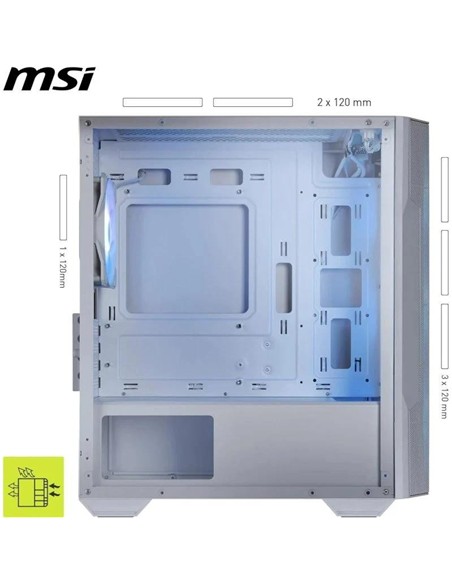 CAJA ORDENADOR GAMING MSI MAG FORGE M100R MATX ARG