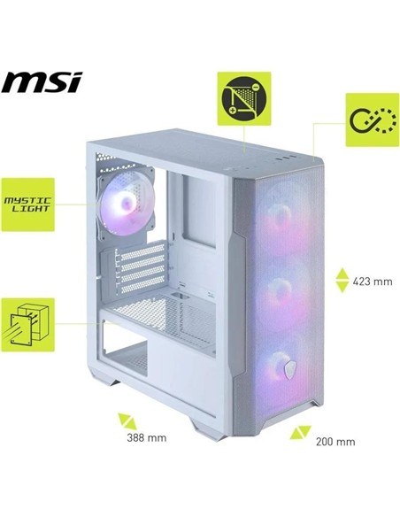 CAJA ORDENADOR GAMING MSI MAG FORGE M100R MATX ARG