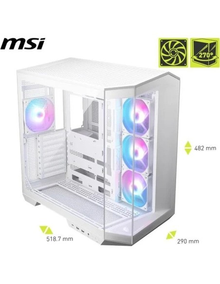 CAJA ORDENADOR GAMING MSI MAG PANO 100R PZ MATX RG