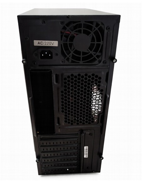 CAJA ORDENADOR NOX LITE 010 ATX DVD BLACK + FUENTE