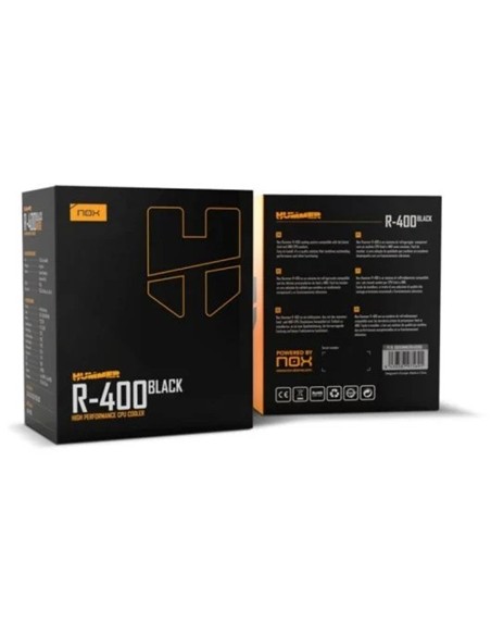 VENTILADOR + DISIPADOR CPU NOX HUMMER R-400 12CM M