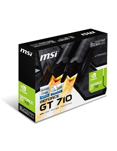 TARJETA DE VIDEO MSI GT 710 2GB VGA HDMI DVI LOW P