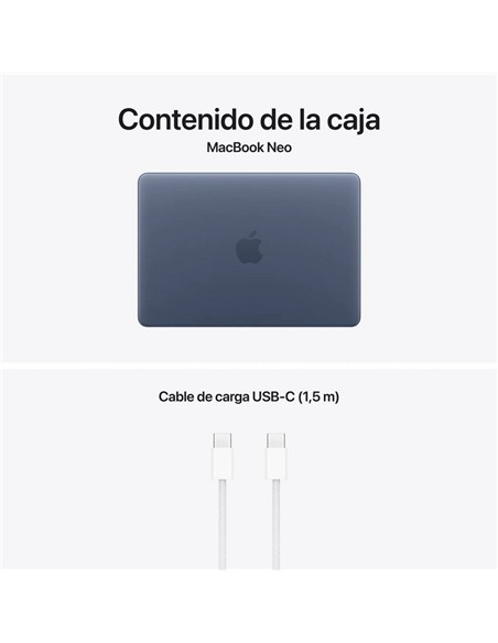 PORTATIL APPLE MACBOOK NEO A18 PRO/6-CORE CPU/8GB/