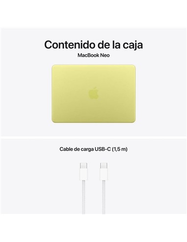 PORTATIL APPLE MACBOOK NEO A18 PRO/6-CORE CPU/8GB/