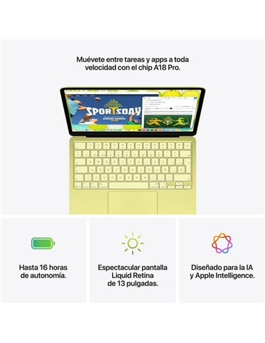 PORTATIL APPLE MACBOOK NEO A18 PRO/6-CORE CPU/8GB/