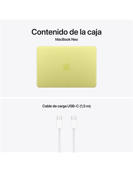 PORTATIL APPLE MACBOOK NEO A18 PRO/6-CORE CPU/8GB/
