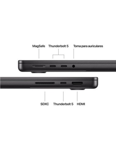 PORTATIL APPLE MACBOOK PRO M5 PRO/15-CORE CPU/24GB