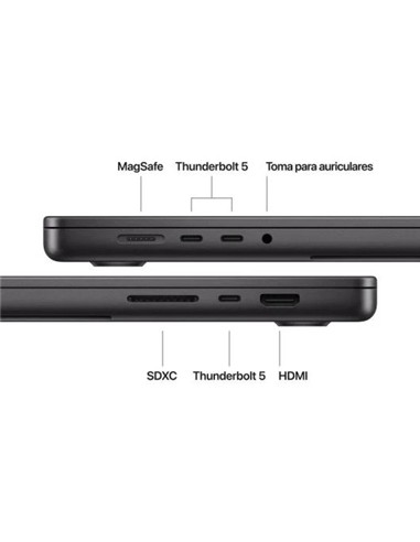 PORTATIL APPLE MACBOOK PRO M5 PRO/18-CORE CPU/24GB
