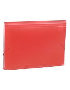 CARPETA FUELLE FOLIO PLASTICO CARCHIVO ROJO 2