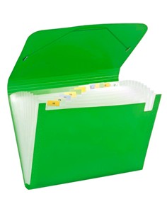 CARPETA FUELLE FOLIO PLASTICO CARCHIVO VERDE