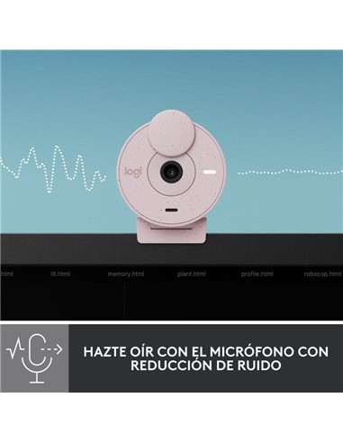 WEBCAM LOGITECH BRIO 300 FHD USB-C ROSE