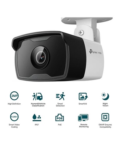 CAMARA IP TP-LINK VIGI BULLET EXTERIOR 2MP 2.8MM I