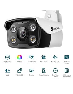 CAMARA IP TP-LINK VIGI BULLET EXTERIOR MICROSD 4MP 2