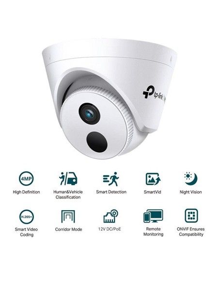 CAMARA IP TP-LINK VIGI DOME EXTERIOR/INTERIOR 4MP