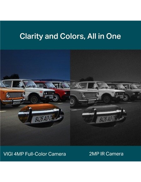 CAMARA IP TP-LINK VIGI PT EXTERIOR 4MP 4MM IR 30M