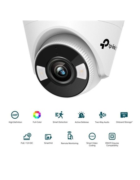 CAMARA IP TP-LINK VIGI TURRET INTERIOR MICROSD 4MP
