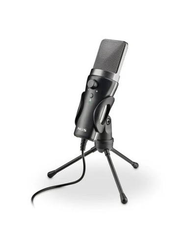 MICROFONO NGS MS120USB USB TRIPODE BLACK