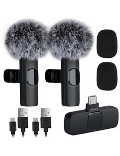 MICROFONO RECEPTOR ONEWAY USB C LAVALIER 2 MICROFO