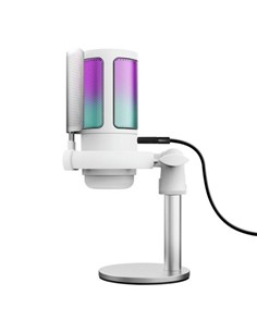 MICROFONO TRUST GAMING GXT 238W AURON USB RGB WHIT