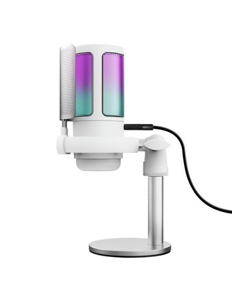 MICROFONO TRUST GAMING GXT 238W AURON USB RGB WHIT