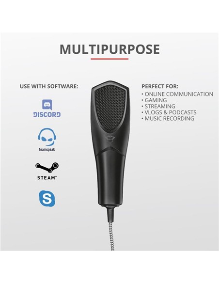 MICROFONO TRUST GXT 232 MANTIS STREAMING USB