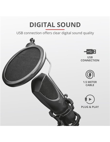 MICROFONO TRUST GXT 232 MANTIS STREAMING USB