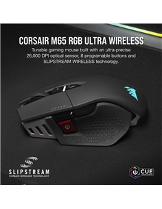 RATON GAMING CORSAIR M65 ULTRA RGB WIRELESS BLACK 2