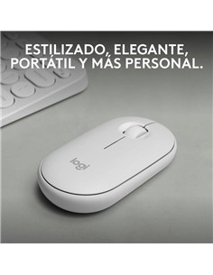 RATON LOGITECH PEBBLE 2 M350S WIRELESS WHITE 2