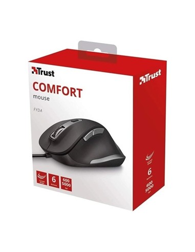 RATON TRUST FYDA WIRED COMFORT ERGONOMICO ECO USB