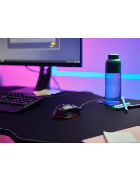 RATON TRUST GAMING GXT 109 FELOX RGB USB 6400DPI 6