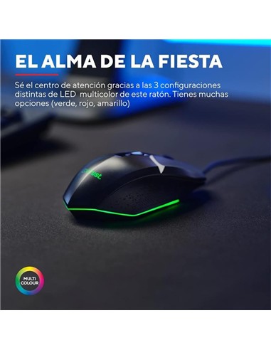 RATON TRUST GAMING GXT 109 FELOX RGB USB 6400DPI 6