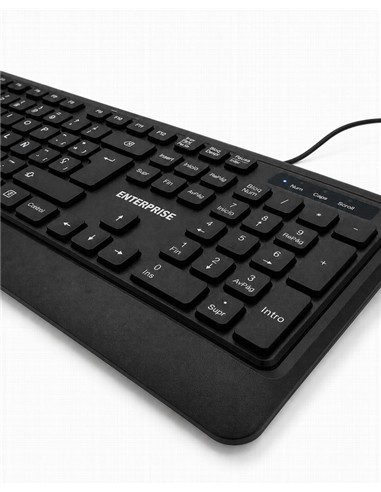 TECLADO + RATON ENTERPRISE PRO KM102 ISLE USB BLAC