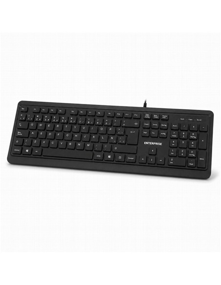 TECLADO + RATON ENTERPRISE PRO KM102 ISLE USB BLAC