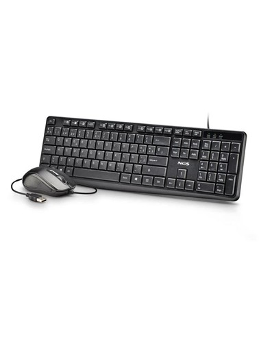 TECLADO + RATON NGS COCOAKIT V2 USB MULTIMEDIA BLA