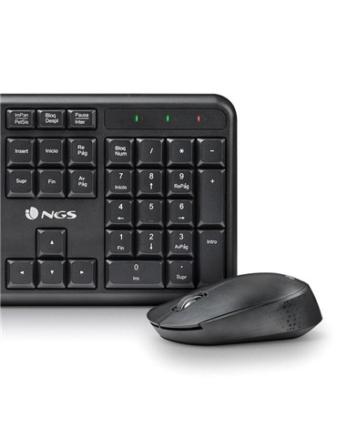 TECLADO + RATON NGS HARMONY WIRELESS MULTIMEDIA SI