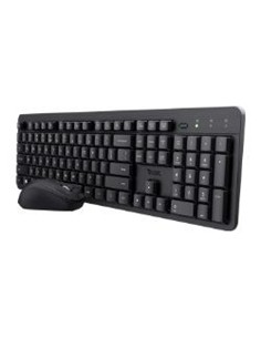 TECLADO + RATON TRUST ODY II WIRELESS SILENT BLACK