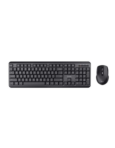 TECLADO + RATON TRUST TKM-360 WIRELESS SILENT BLAC