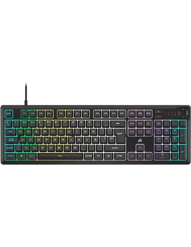 TECLADO GAMING CORSAIR K55 USB ICUE BLACK