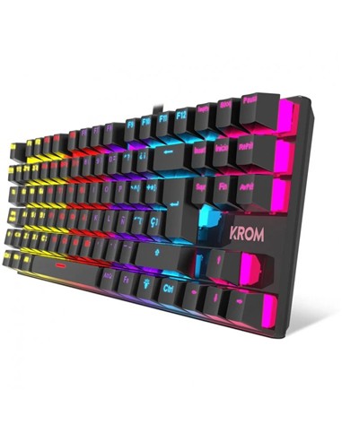 TECLADO GAMING KROM KASIC MECANICO TKL USB RGB