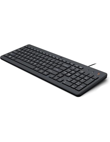 TECLADO HP 150 USB BLACK