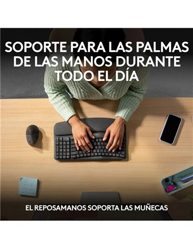 TECLADO LOGITECH  WAVE KEYS BLUETOOTH BLACK