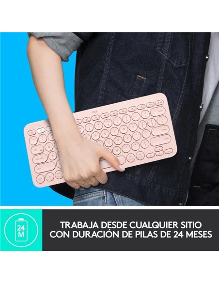 TECLADO LOGITECH K380 TKL BLUETOOTH MULTI-DEVICE R