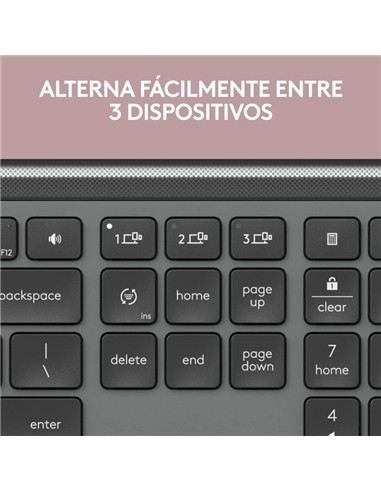 TECLADO LOGITECH K950 WIRELESS BLUETOOTH BLACK