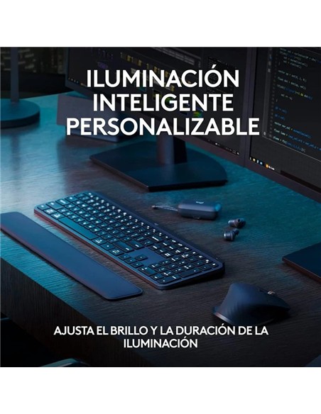 TECLADO LOGITECH MX KEYS S BLUETOOTH WIRELESS GRAF