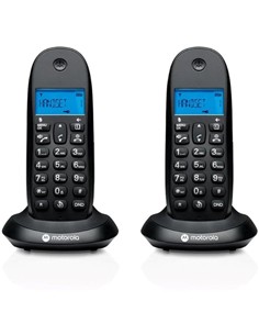 TELEFONO MOTOROLA C1002 CB+ DECT  WIRELESS BLACK (